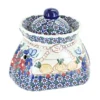 Blue Rose Polish Pottery 98 Vena Small Garlic Keeper -Blue Rose Pottery Store GUEST 401552ac 5b1a 438b ae56 dd6f4d111a23