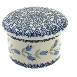 Blue Rose Polish Pottery M136 Manufaktura French Butter Dish -Blue Rose Pottery Store GUEST 407f254e 2039 4d6b 80de c9a42031da32