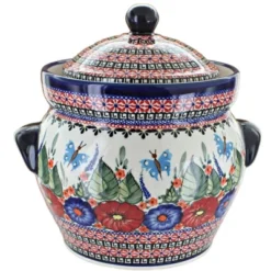 Blue Rose Polish Pottery 1127 Zaklady Large Container 16 Blue Rose Polish Pottery 1127 Zaklady Large Container -Blue Rose Pottery Store GUEST 41f8527d fa41 4163 be51 cea1cd4958aa