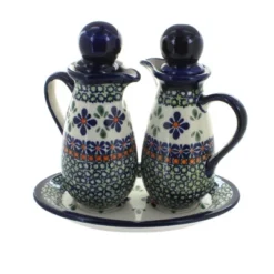 Blue Rose Polish Pottery 1184 Zaklady Oil & Vinegar Sets -Blue Rose Pottery Store GUEST 4357d280 ac60 4919 95ea 7bfd4c99357e