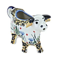 Blue Rose Polish Pottery 413 Wiza Cow Creamer -Blue Rose Pottery Store GUEST 43cc8e3d cd89 4ff5 8ba0 206f637d82be