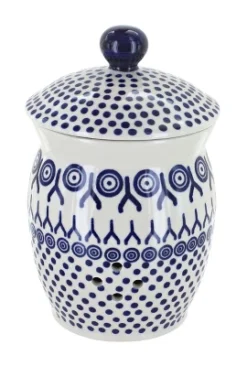Blue Rose Polish Pottery P078 Manufaktura Garlic Keeper -Blue Rose Pottery Store GUEST 459da946 6f06 4ab6 ba58 8f8eebc2f1a2