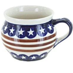 Blue Rose Polish Pottery 910 Zaklady Bell Shaped Mug -Blue Rose Pottery Store GUEST 45de9c5a fbb0 4eec 8d9f dde5a5ad095c