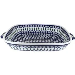 Blue Rose Polish Pottery 1346 Zaklady Extra Large Baker With Handles -Blue Rose Pottery Store GUEST 4695e3b3 a06d 4c76 9c8f d12f25c2358d