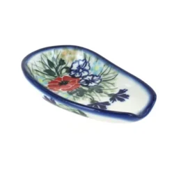 Blue Rose Polish Pottery 55d WR Unikat Small Spoon Rest -Blue Rose Pottery Store GUEST 4715237d 60ce 4a0a a2a2 5f2da427ff90