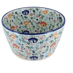 Blue Rose Polish Pottery M194 Manufaktura Medium Serving Bowl -Blue Rose Pottery Store GUEST 477cba08 5747 4611 9488 3789afa4d2bb