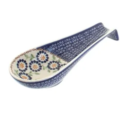 Blue Rose Polish Pottery P007 Manufaktura Large Spoon Rest -Blue Rose Pottery Store GUEST 47b0ef81 cfad 4461 9e6f 7ff49eda948e