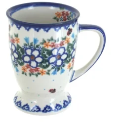 Blue Rose Polish Pottery 49 Vena Pedestal Coffee Mug -Blue Rose Pottery Store GUEST 48d09667 1842 4390 896a b637ec9feda6