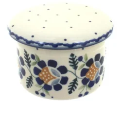 Blue Rose Polish Pottery M136 Manufaktura French Butter Dish -Blue Rose Pottery Store GUEST 48fa0c0e 6d45 4f3a a423 f1ee5ff32f83