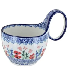 Blue Rose Polish Pottery 845 Ceramika Artystyczna Soup Mug -Blue Rose Pottery Store GUEST 497a30ed 9653 4a49 b032 60f4a62f78e7