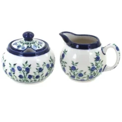 Blue Rose Polish Pottery 694-711 Zaklady Cream & Sugar Set -Blue Rose Pottery Store GUEST 4a1cfad3 fd28 444b 8b7a 54edce6fa5bd
