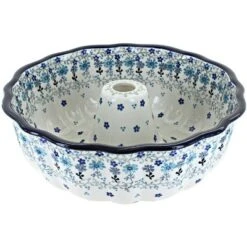 Blue Rose Polish Pottery A55 Ceramika Artystyczna Ring Cake Pan -Blue Rose Pottery Store GUEST 4a657452 6422 4496 a001 31cff369b280