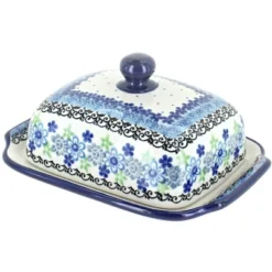Blue Rose Polish Pottery 295 Ceramika Artystyczna Butter Dish -Blue Rose Pottery Store GUEST 4aafe703 7278 4abd 9e07 832f0980fb39