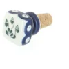 Blue Rose Polish Pottery 832 Ceramika Artystyczna Square Wine Cork