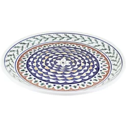 Blue Rose Polish Pottery 1378 Zaklady Large Round Serving Platter -Blue Rose Pottery Store GUEST 4b98a36d 4b87 47ce b5bf aca64d58508f