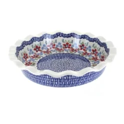 Blue Rose Polish Pottery Z159 Manufaktura Pie Plate -Blue Rose Pottery Store GUEST 4ba95764 2537 4b00 b818 6794ef2c7d51