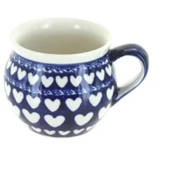 Blue Rose Polish Pottery 911 Zaklady Medium Bell Shaped Mug -Blue Rose Pottery Store GUEST 4cd3cd94 d1f1 4b46 9c36 000dece5bfb2