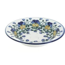 Blue Rose Polish Pottery 5F WR Unikat Soup Plate With Rim -Blue Rose Pottery Store GUEST 4d64d29d 7119 4c67 b78b 8022e3560312
