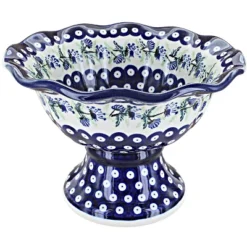 Blue Rose Polish Pottery 1722 Zaklady Pedestal Bowl -Blue Rose Pottery Store GUEST 4d8fa447 90db 4da0 8312 738a1e4b171a
