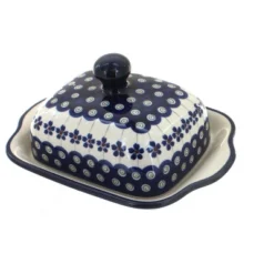 Blue Rose Polish Pottery 858 Zaklady Square Butter Dish 15 Blue Rose Polish Pottery 858 Zaklady Square Butter Dish -Blue Rose Pottery Store GUEST 4e2bbc72 bba8 40be beb9 1fa61787af83