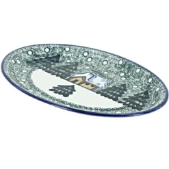 Blue Rose Polish Pottery 13K WR Unikat Oval Dish 17 Blue Rose Polish Pottery 13K WR Unikat Oval Dish -Blue Rose Pottery Store GUEST 4ea4ea32 21fb 4716 92e2 9addb84f180d