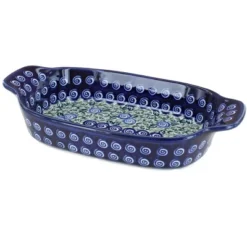 Blue Rose Polish Pottery 1281 Zaklady Rectangular Serving Dish -Blue Rose Pottery Store GUEST 4eac6e77 fae0 4fda 85c1 9a154cb2287d