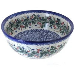 Blue Rose Polish Pottery 12E WR Unikat Large Bowl -Blue Rose Pottery Store GUEST 4ebe02d2 d11b 48cf 9ea2 620734419d4f