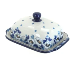 Blue Rose Polish Pottery 295 Ceramika Artystyczna Butter Dish -Blue Rose Pottery Store GUEST 4f1d2763 3869 4307 a856 c979a5cdcac4