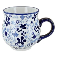 Blue Rose Polish Pottery K068 Manufaktura Large Bubble Mug -Blue Rose Pottery Store GUEST 501dd355 1e53 4096 97a9 4d723cb29a5d