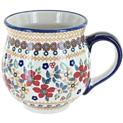 Blue Rose Polish Pottery K068 Manufaktura Large Bubble Mug -Blue Rose Pottery Store GUEST 50360239 b13b 4086 89ae 1864a27dee56