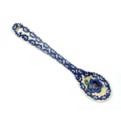 Blue Rose Polish Pottery 64 Vena Sugar Spoon -Blue Rose Pottery Store GUEST 5075859e 1fac 4953 8340 530cc96b9fe1