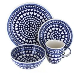 Blue Rose Polish Pottery Zaklady Dinnerware (4 PC) -Blue Rose Pottery Store GUEST 520cbc78 59ff 4fdf 9c10 a0fe64c136af