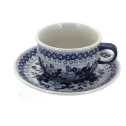 Blue Rose Polish Pottery F079 Manufaktura Cup & Saucer -Blue Rose Pottery Store GUEST 5217a7d1 d6b7 4ff3 a3b2 58513cf931e8