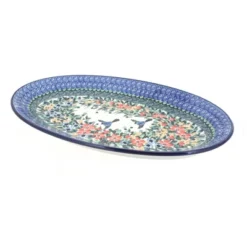 Blue Rose Polish Pottery 205 Ceramika Artystyczna Large Oval Platter -Blue Rose Pottery Store GUEST 52b2dc1e 4c31 4611 8f0f 181c2b0aeccf
