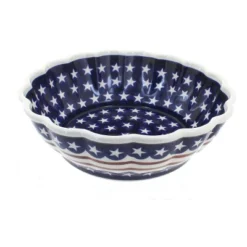 Blue Rose Polish Pottery 1279 Zaklady Large Scallop Bowl -Blue Rose Pottery Store GUEST 5381a290 2ac7 4f92 a229 5bc8079beeee