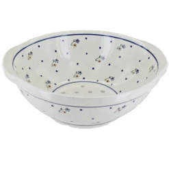Blue Rose Polish Pottery 1183-Zaklady Colander