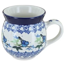 Blue Rose Polish Pottery Ceramika Artystyczna Bubble Mug -Blue Rose Pottery Store GUEST 53ee8803 d240 407a b757 401665769b6c