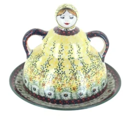 Blue Rose Polish Pottery B001 Manufaktura Cheese Lady -Blue Rose Pottery Store GUEST 54f3d697 d119 4028 9491 955f1458c4a1