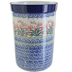 Blue Rose Polish Pottery 169 Ceramika Artystyczna Utensil Jar -Blue Rose Pottery Store GUEST 550a4d03 5990 4e45 a725 36099e541ae4