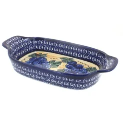 Blue Rose Polish Pottery 1281 Zaklady Rectangular Serving Dish -Blue Rose Pottery Store GUEST 5529cb45 6638 4f33 b771 4f7096287c25