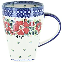 Blue Rose Polish Pottery K06 Galia Large Coffee Mug -Blue Rose Pottery Store GUEST 5633fc0c 235b 4e43 8e02 ad8f20232c87