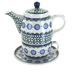 Blue Rose Polish Pottery 423 Caramika Artystyczna Tea For One -Blue Rose Pottery Store GUEST 566749c3 ea6e 4699 918b ce4e4a133cb0