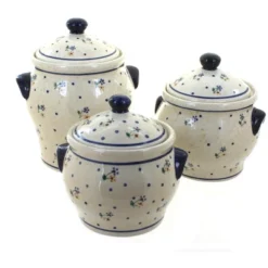Blue Rose Polish Pottery 1300 Zaklady Canister Set 21 Blue Rose Polish Pottery 1300 Zaklady Canister Set -Blue Rose Pottery Store GUEST 5686c05a 6be1 4abe 8e0c d91a3b0244b8