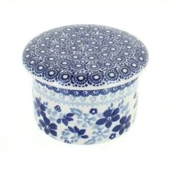 Blue Rose Polish Pottery M136 Manufaktura French Butter Dish -Blue Rose Pottery Store GUEST 56ee0313 6e89 48a9 a8a7 bd38ff543bf4