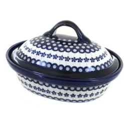 Blue Rose Polish Pottery 1158 Zaklady Roaster With Lid 13 Blue Rose Polish Pottery 1158 Zaklady Roaster With Lid -Blue Rose Pottery Store GUEST 57880207 ae86 4093 a2b6 878fa98eb78f