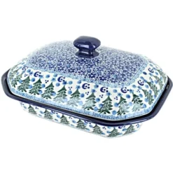 Blue Rose Polish Pottery 662 Ceramika Artystyczna Medium Covered Baker -Blue Rose Pottery Store GUEST 57b768b1 34b6 40b0 8dbb 3a762ca10230