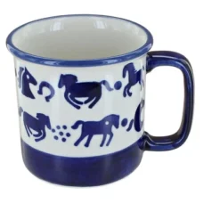 Blue Rose Polish Pottery K73 Animal Mug