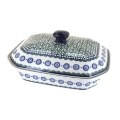 Blue Rose Polish Pottery 665 Ceramika Artystyczna Large Covered Baking Dish 25 Blue Rose Polish Pottery 665 Ceramika Artystyczna Large Covered Baking Dish -Blue Rose Pottery Store GUEST 57f7abde 1b30 4970 b2ed 18162f5e917b