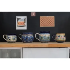 Blue Rose Polish Pottery K090 Manufaktura Bubble Mug