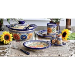 Blue Rose Polish Pottery 261 Vena Soup Tureen -Blue Rose Pottery Store GUEST 5c0145c1 e79e 40cc b120 2cc09a689f7a